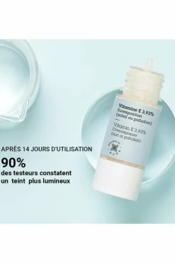 Sale Actif pur Vitamine E 3,93% sécheresse / stress urbain Sérum & Huile