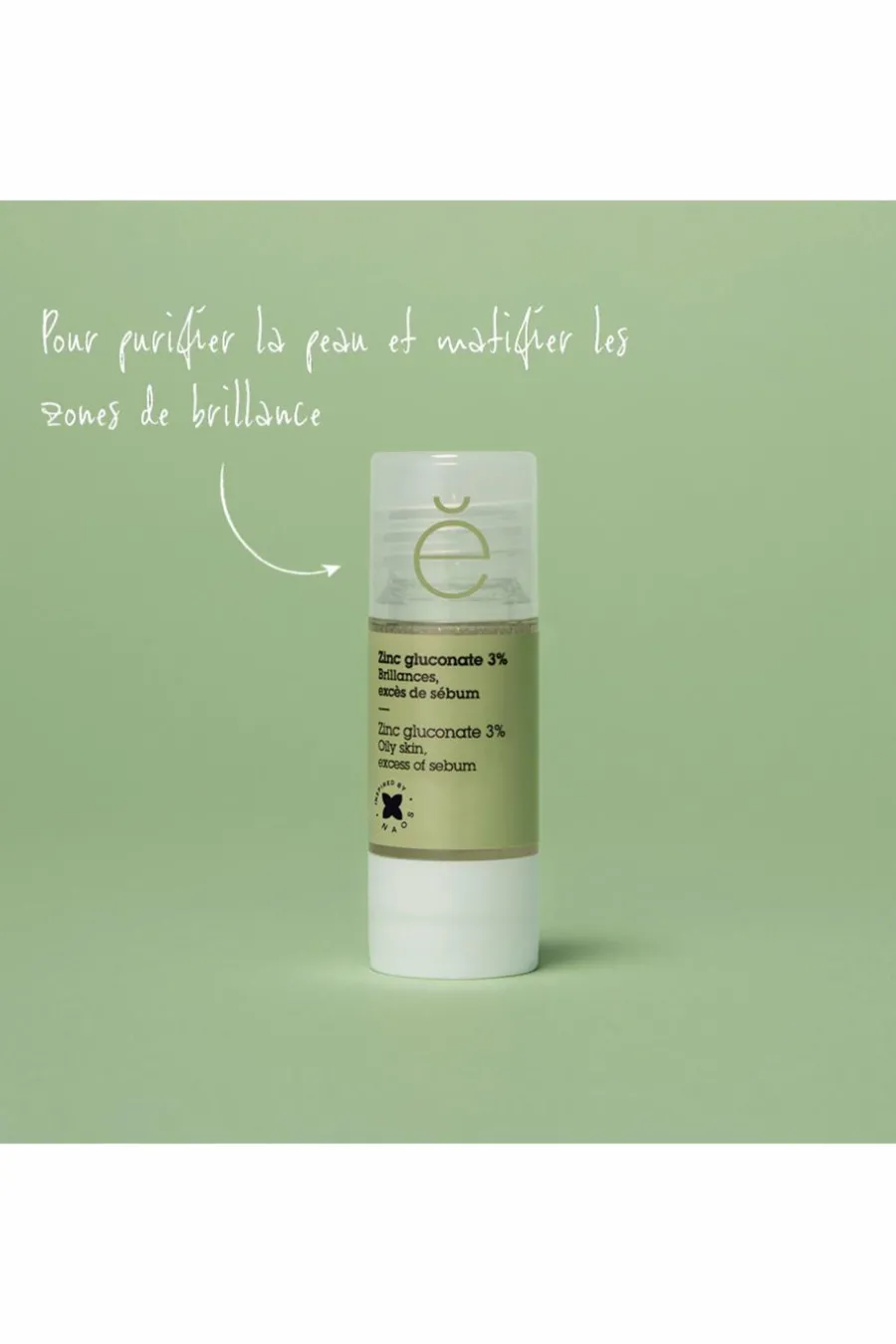 New Actif pur Zinc gluconate 3% boutons et imperfections Lotion Tonique