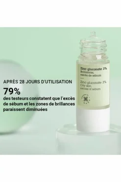 New Actif pur Zinc gluconate 3% boutons et imperfections Lotion Tonique