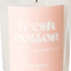 Bougie fresh cotton Bougies & Parfums D’Intérieur