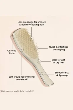 Sale Brosse à cheveux chrome neo gold Brosse & Peigne