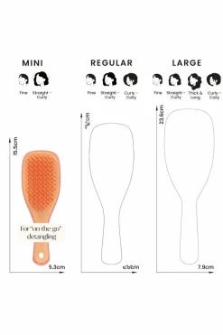 Outlet Brosse à cheveux mini runway pink Brosse & Peigne