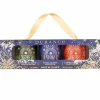 Coffret 3 bougies Au Pied du Sapin, Étoile Filante & Cannelle Orange Bougie