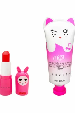 New Coffret crème mains & baume à lèvres cerise Coffret Corps & Bain|Mains