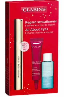 New Coffret Mascara Supra Volume et démaquillant + Contour des yeux offert Coffret Soin Visage