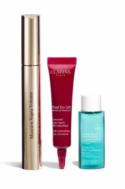 New Coffret Mascara Supra Volume et démaquillant + Contour des yeux offert Coffret Soin Visage