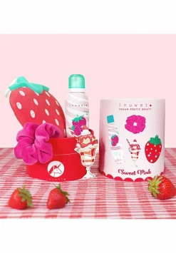 Coffret mousse de bain, éponge & chouchou Fraise Coffret Corps & Bain