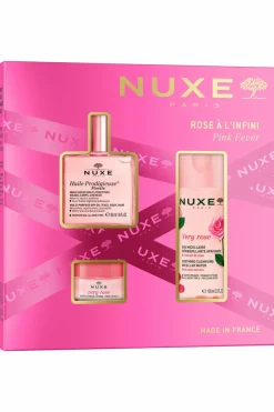 Best Coffret Noël soin visage rose avec l’huile prodigieuse florale 50ml et un soin offert Coffret Soin Visage