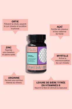 Discount Compléments alimentaires réparation et pousse capillaire Best hair day Complément Alimentaire|Cheveux Secs