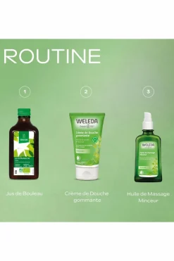 Hot Crème de douche gommante au bouleau Gel Douche & Savon Liquide