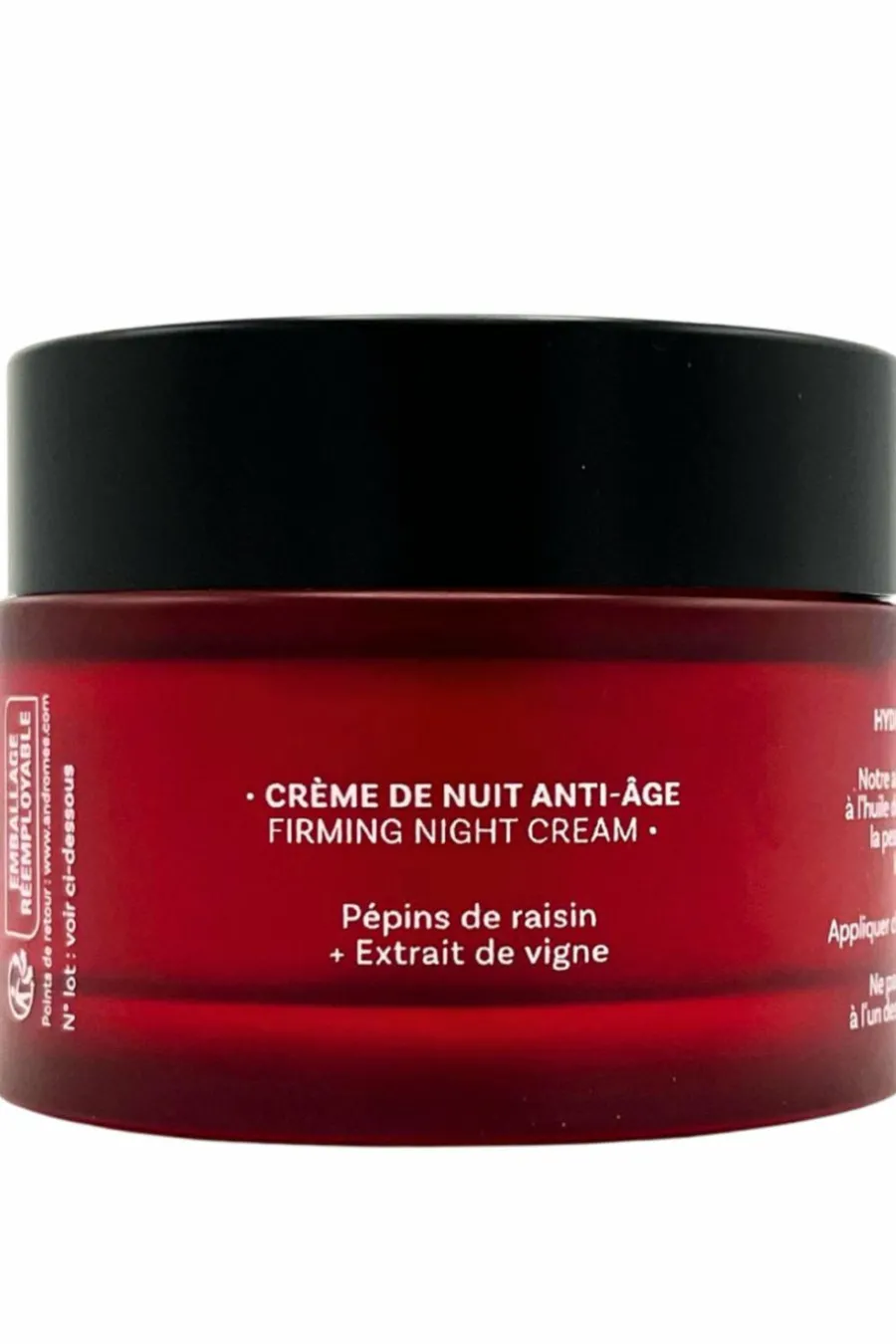 New Crème de nuit anti-âge au raisin et extrait de vigne Soin De Nuit|Soin De Nuit