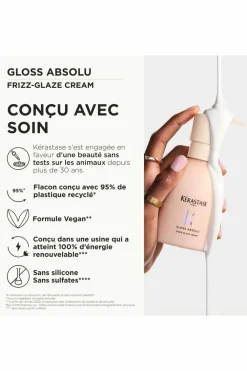 Crème de soin pour cheveux épais sujets aux frisottis Gloss Absolu Masque & Soin