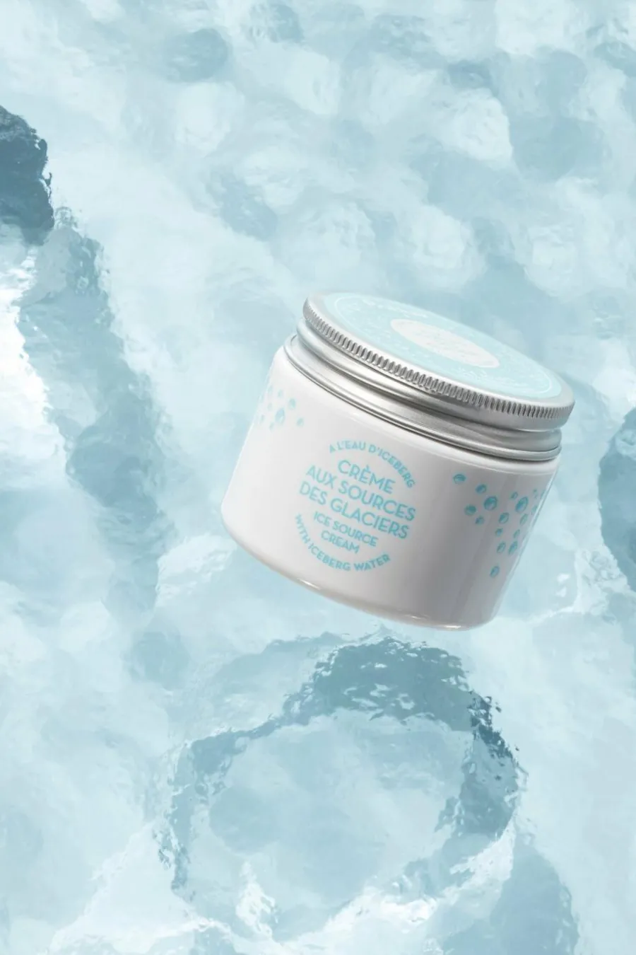 New Crème hydratante aux Sources des Glaciers Soin De Jour
