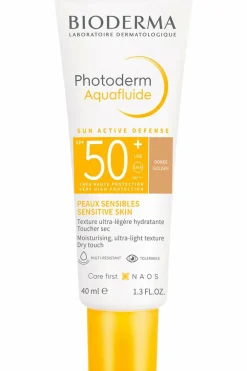 Online Crème solaire visage Photoderm Aquafluide SPF50+ teinte dorée Protection Solaire