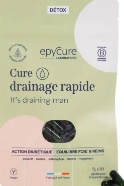 Online Cure drainage rapide Complément Alimentaire