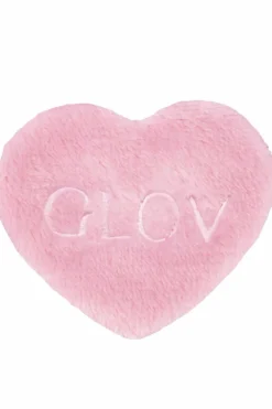 Hot Disques cosmétique réutilisable en forme de coeur rose Coton Réutilisable