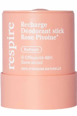 Outlet Déodorant en stick solide Rose Pivoine rechargeable Déodorant