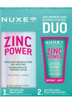 Discount Duo anti-imperfections Zinc Power avec fluide matifiant offert Coffret Soin Visage