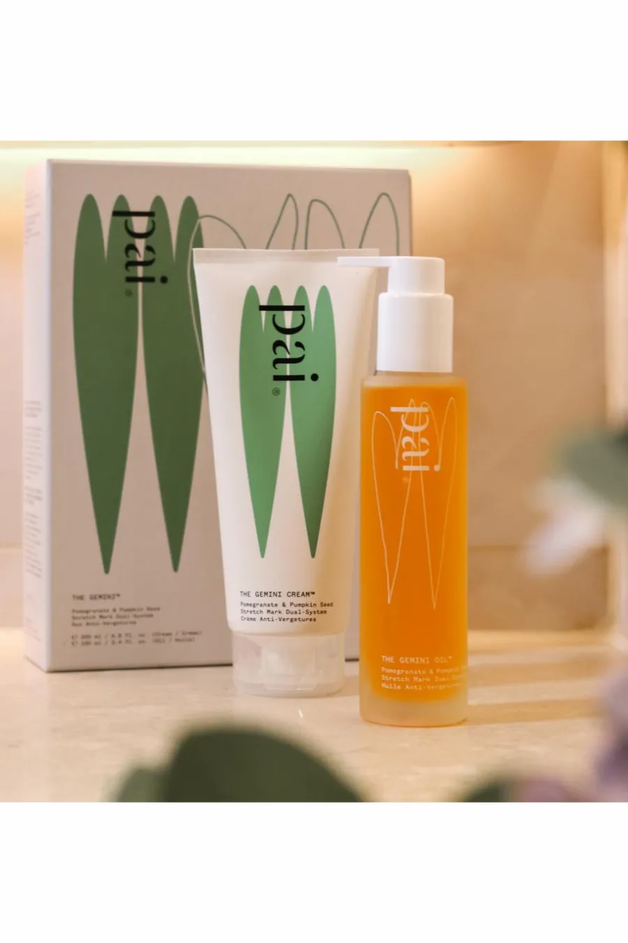 Duo anti-vergetures The Gemini Buste & Décolleté|Jambes