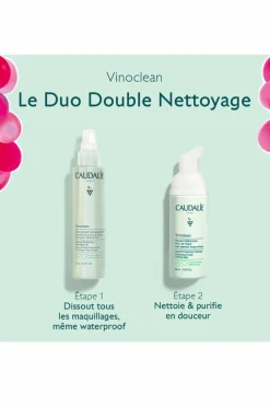 Duo huile & mousse Vinoclean Coffret Soin Visage|Nettoyant Visage