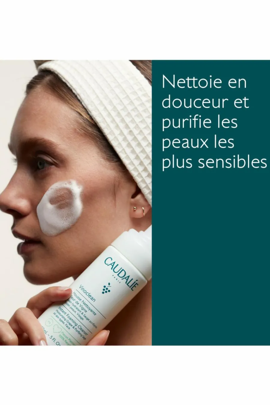 Duo huile & mousse Vinoclean Coffret Soin Visage|Nettoyant Visage