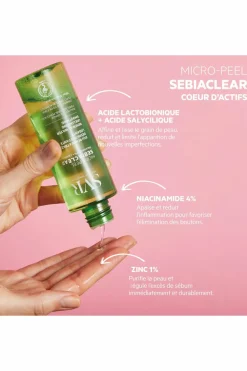 Outlet Eau rénovatrice désincrustante lissante Sebiaclear Micro-Peel Lotion Tonique