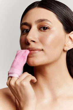 Sale Gant exfoliant pour les lèvres Scrubex rose Soin Lèvres