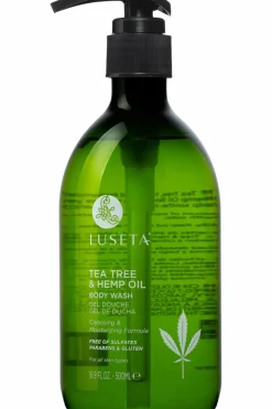 Hot Gel douche à l’huile d’arbe à thé et au chanvre Gel Douche & Savon Liquide