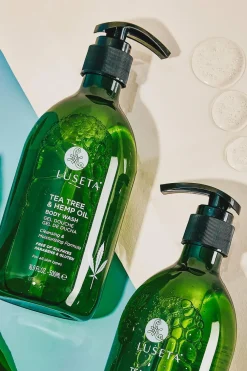 Hot Gel douche à l’huile d’arbe à thé et au chanvre Gel Douche & Savon Liquide