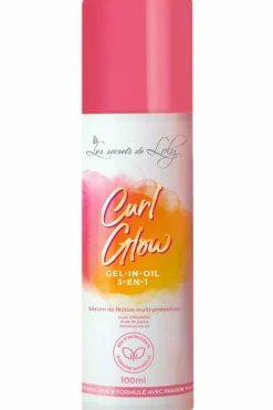 Sale Gel en huile de finition 3-en-1 Curl Glow Soin Sans Rinçage