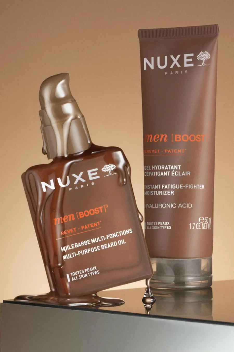 Gel hydratant défatigant éclair Men boost Homme Hydratant