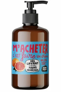 Hot Gel lavant mains Agrumes Gel Douche & Savon Liquide
