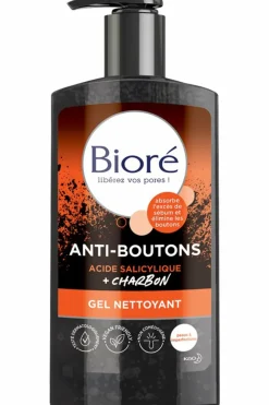 Online Gel nettoyant anti-boutons au charbon + acide salicylique Nettoyant Visage