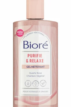 Clearance Gel nettoyant purifiant quartz rose et charbon Nettoyant Visage