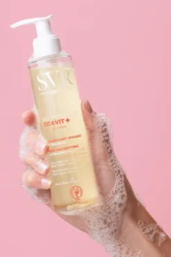 New Gel nettoyant visage & corps apaisant ultra-doux peaux irritées Cicavit+ Gel Douche & Savon Liquide|Nettoyant Visage