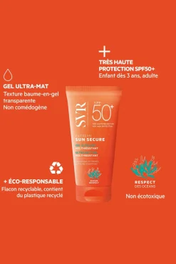 Outlet Gel solaire ultra mat Sun Secure Extrême SPF50+ Protection Solaire