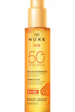 Online Huile bronzante visage et corps haute protection SPF50 Sun Protection Solaire|Protection Solaire