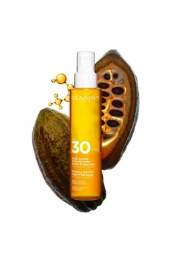 Huile solaire embellissante corps SPF30 Protection Solaire|Protection Solaire