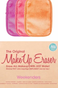 Hot Kit de démaquillage 3 jours Weekenders Coffret Soin Visage|Coton Réutilisable