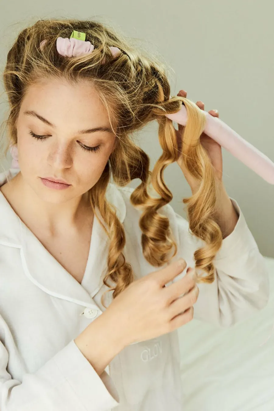 Best Kit d’outils pour boucler les cheveux sans chaleur Coolcurl™ rose Coffret Cheveux