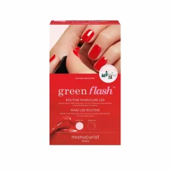 New Kit manucure pro Green Flash Hortencia & Poppy Red Vernis À Ongles