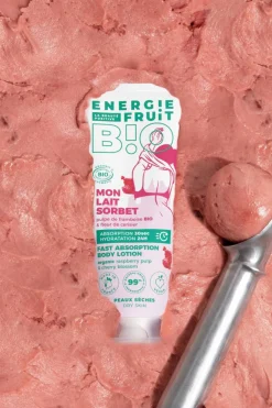 Lait corps fleur de cerisier et pulpe de framboise bio Crème & Lait