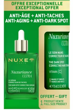 Clearance Le duo anti-âge et anti-taches Nuxuriance ultra + Le soin mains correcteur de taches offert Coffret Soin Visage