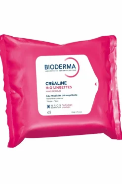 Outlet Lingettes démaquillante Créaline H20 Eau Micellaire