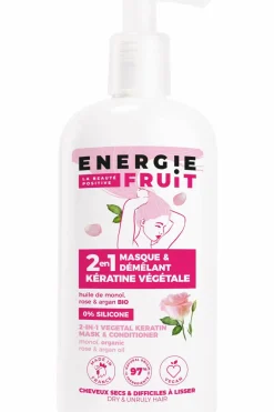 Discount Masque cheveux 2-en 1 au monoï rose et argan bio Masque & Soin|Cheveux Secs