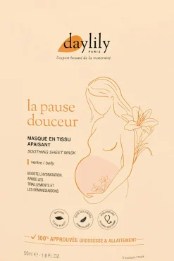 Online Masque en tissu pour le ventre apaisant la Pause Douceur Masque Tissu