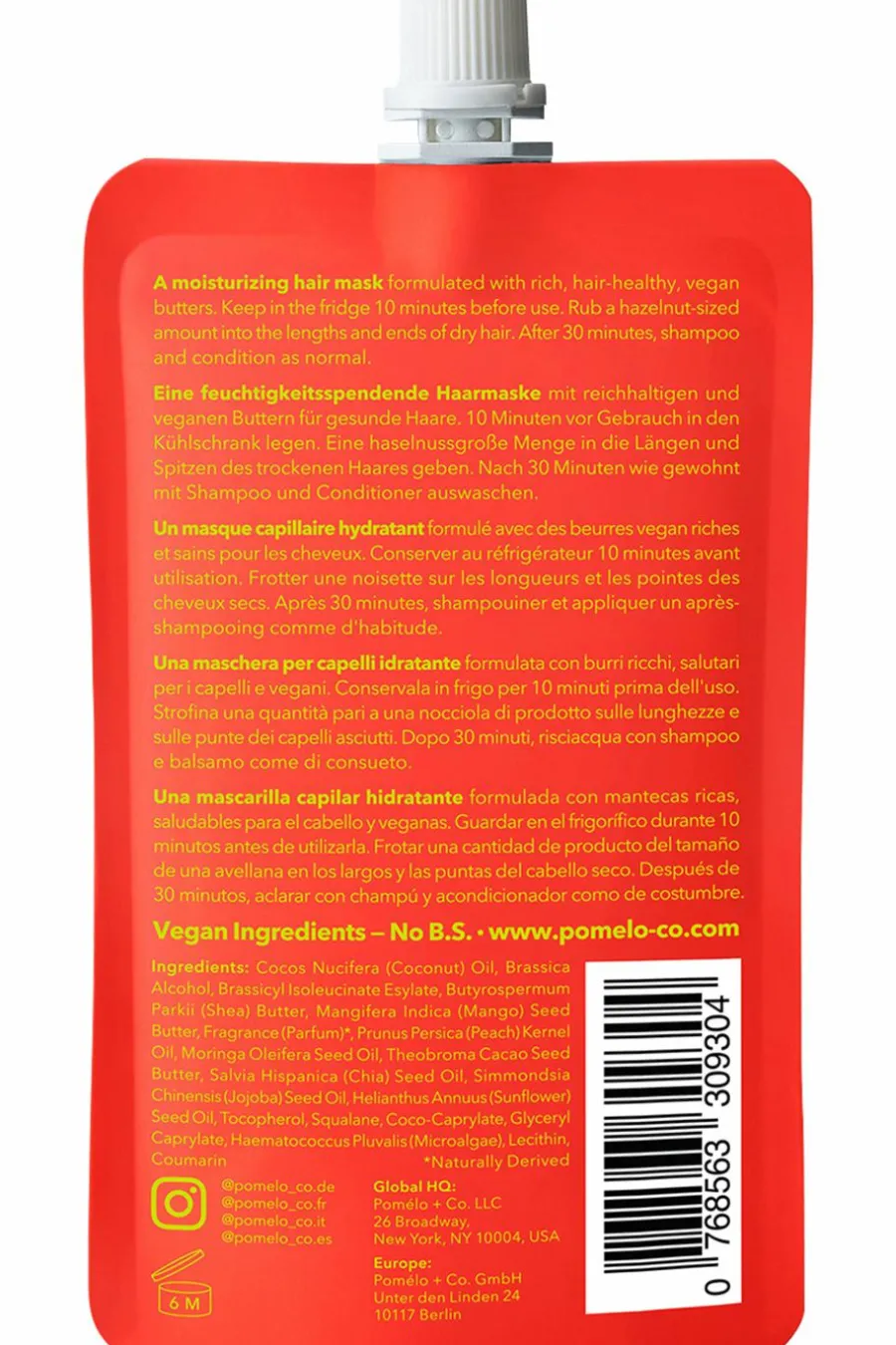 Discount Masque pour cheveux secs Peach Colada Masque & Soin