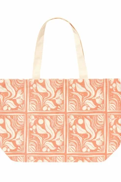 New Maxi cabas couleur blush Trousse
