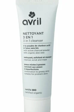 New Nettoyant visage 3 en 1 bio Gommage & Exfoliant|Masque Crème
