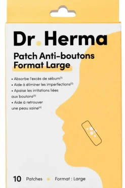 Patch anti-boutons format large x 10 Masque Tissu|Anti-Imperfection & Rougeurs